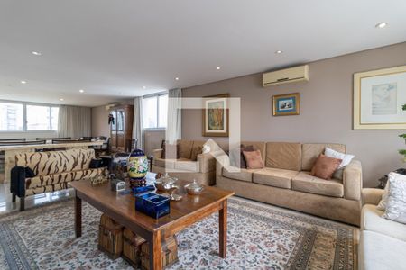 Sala de apartamento à venda com 3 quartos, 268m² em Chácara Itaim, São Paulo