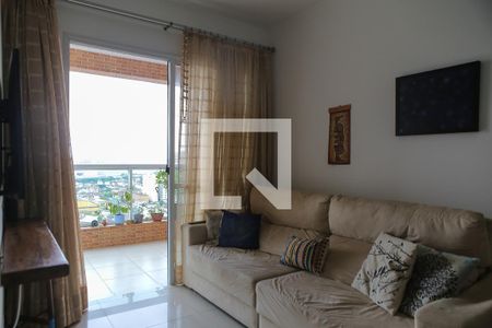 Sala de apartamento para alugar com 1 quarto, 49m² em Macuco, Santos