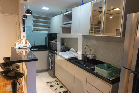 Sala/Cozinha de apartamento para alugar com 1 quarto, 41m² em Bela Vista, São Paulo