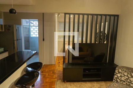 Sala/Cozinha de apartamento para alugar com 1 quarto, 41m² em Bela Vista, São Paulo