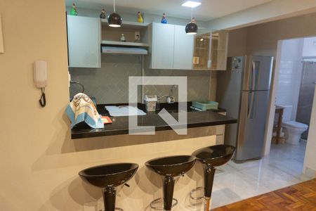 Sala/Cozinha de apartamento para alugar com 1 quarto, 41m² em Bela Vista, São Paulo