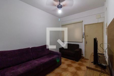 Sala de apartamento para alugar com 2 quartos, 60m² em Canto do Forte, Praia Grande