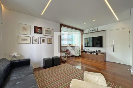 Sala de apartamento à venda com 4 quartos, 125m² em Sion, Belo Horizonte