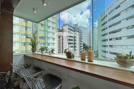 Varanda da Sala de apartamento à venda com 4 quartos, 125m² em Sion, Belo Horizonte