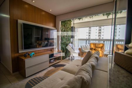 Sala de apartamento para alugar com 3 quartos, 76m² em Jardim Goiás, Goiânia