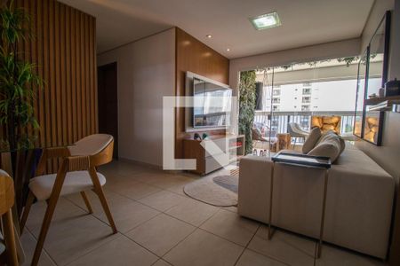 Sala de apartamento para alugar com 3 quartos, 76m² em Jardim Goiás, Goiânia