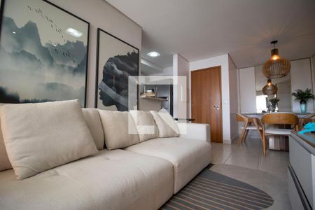 Sala de apartamento para alugar com 3 quartos, 76m² em Jardim Goiás, Goiânia