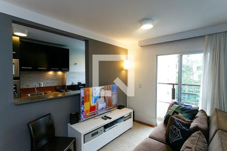 sala de apartamento para alugar com 2 quartos, 50m² em Jardim Ampliação, São Paulo
