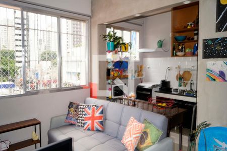 Sala de apartamento à venda com 1 quarto, 47m² em Vila Mariana, São Paulo