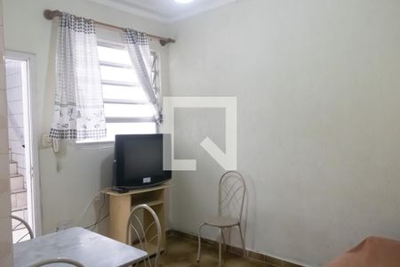 Sala de apartamento para alugar com 1 quarto, 40m² em Guilhermina, Praia Grande