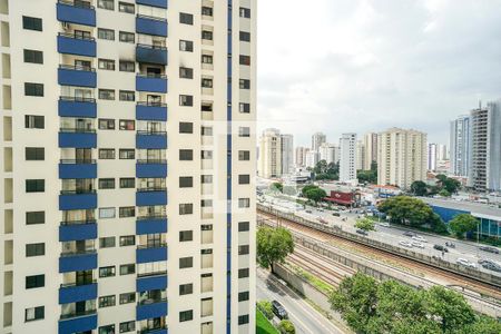 Vista da sala de apartamento para alugar com 1 quarto, 28m² em Tatuapé, São Paulo