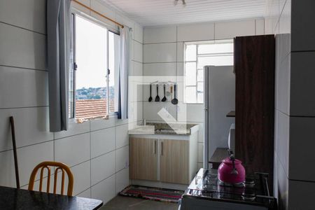 Cozinha de apartamento para alugar com 1 quarto, 40m² em Jardim Carvalho, Porto Alegre