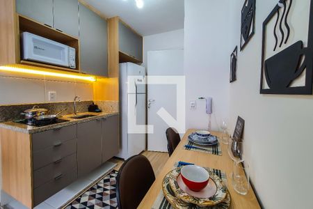 Kitnet Studio Cozinha de kitnet/studio para alugar com 1 quarto, 27m² em Liberdade, São Paulo