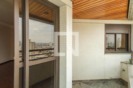 Varanda  de apartamento à venda com 3 quartos, 110m² em Chácara Santo Antônio (zona Leste), São Paulo