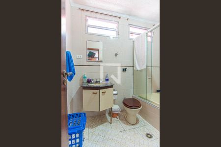 Banheiro da Suíte de casa à venda com 3 quartos, 172m² em Jardim Paraíso, Santo André