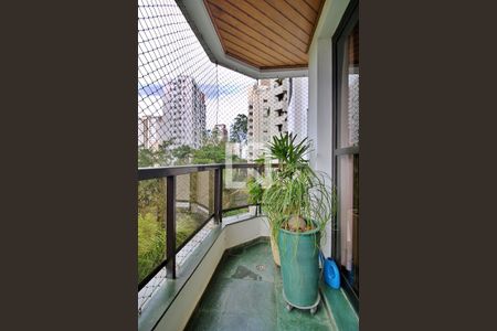 Varanda da Sala de apartamento à venda com 3 quartos, 119m² em Vila Andrade, São Paulo