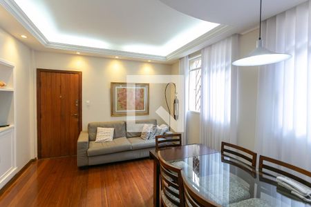 Sala de apartamento à venda com 3 quartos, 119m² em Sion, Belo Horizonte