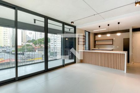 Sala de apartamento para alugar com 2 quartos, 77m² em Paraíso, São Paulo