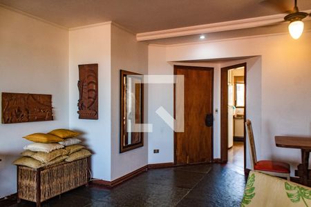 Sala de apartamento para alugar com 4 quartos, 130m² em Jardim Tejereba, Guarujá