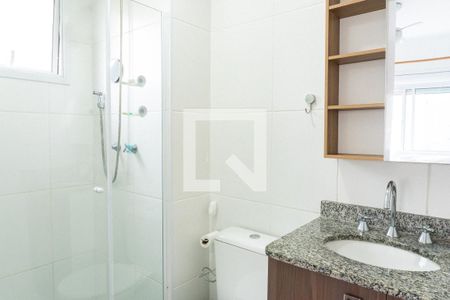 Banheiro da Suíte de apartamento para alugar com 2 quartos, 56m² em Vila Mascote, São Paulo
