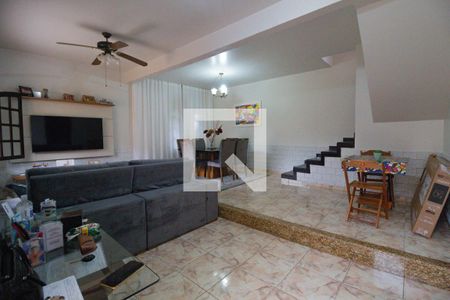 Sala de casa de condomínio à venda com 4 quartos, 174m² em Taquara, Rio de Janeiro