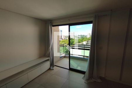 Sala - Dormitório de kitnet/studio para alugar com 1 quarto, 35m² em Jardim Botânico, Ribeirão Preto