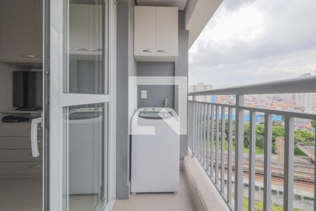 Varanda de kitnet/studio para alugar com 1 quarto, 25m² em Belenzinho, São Paulo