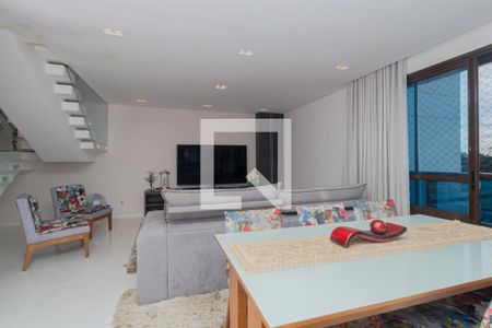 Sala de apartamento à venda com 4 quartos, 356m² em Luxemburgo, Belo Horizonte