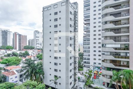 Vista do Quarto de apartamento para alugar com 1 quarto, 39m² em Higienópolis, São Paulo