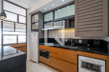 Cozinha de apartamento à venda com 1 quarto, 35m² em Teresópolis, Porto Alegre