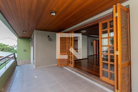 Varanda da Sala de casa à venda com 4 quartos, 400m² em Morro Santana, Porto Alegre