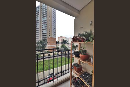 Varanda da Sala de apartamento à venda com 3 quartos, 64m² em Campestre, Santo André