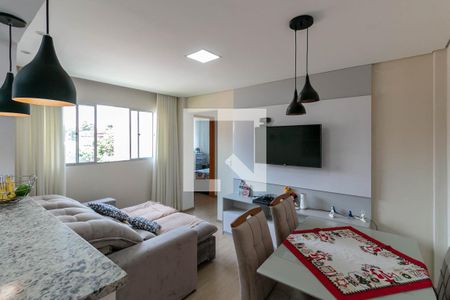 Sala de apartamento para alugar com 2 quartos, 51m² em Betânia, Belo Horizonte