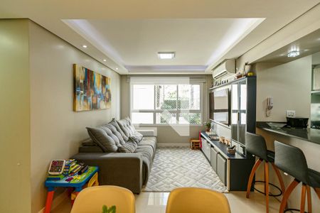 Sala de apartamento à venda com 3 quartos, 75m² em Jardim Carvalho, Porto Alegre