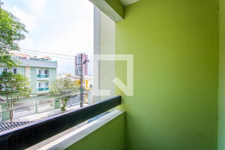 Varanda da sala de apartamento para alugar com 2 quartos, 70m² em Vila Homero Thon, Santo André