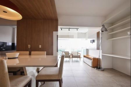 Sala de Jantar de apartamento à venda com 1 quarto, 66m² em Brooklin Paulista, São Paulo