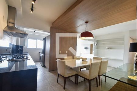 Sala de Jantar de apartamento à venda com 1 quarto, 66m² em Brooklin Paulista, São Paulo