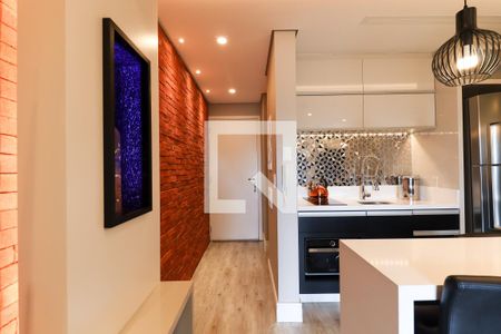 Sala/Cozinha de kitnet/studio para alugar com 1 quarto, 34m² em Centro, Curitiba