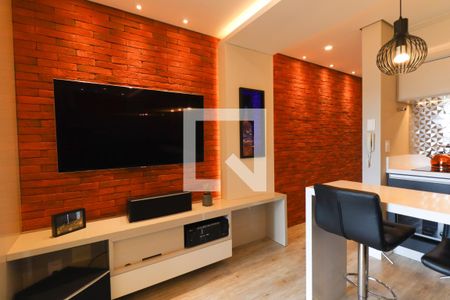 Sala/Cozinha de kitnet/studio para alugar com 1 quarto, 34m² em Centro, Curitiba