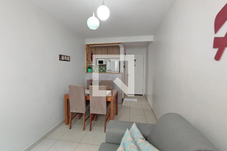 Sala de Estar e Jantar de apartamento para alugar com 2 quartos, 50m² em Loteamento Parque São Martinho, Campinas