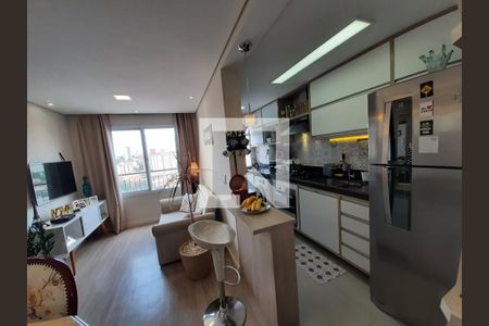 Sala de apartamento para alugar com 2 quartos, 48m² em Vila Satúrnia, Campinas