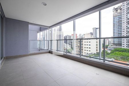 Varanda de apartamento à venda com 3 quartos, 124m² em Jardim Paulistano, São Paulo
