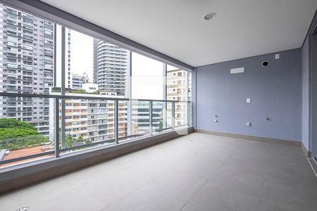 Varanda de apartamento à venda com 3 quartos, 124m² em Jardim Paulistano, São Paulo