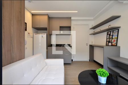 Sala/Cozinha de apartamento para alugar com 1 quarto, 30m² em Mirandópolis, São Paulo