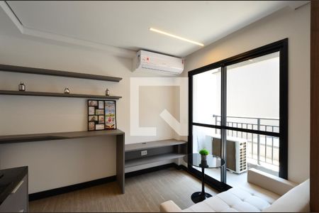 Sala/Cozinha de apartamento para alugar com 1 quarto, 30m² em Mirandópolis, São Paulo
