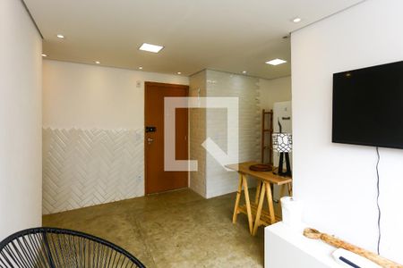 sala  de apartamento à venda com 2 quartos, 45m² em Vila Andrade, São Paulo