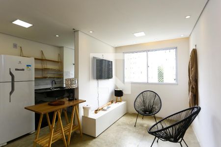 sala  de apartamento à venda com 2 quartos, 45m² em Vila Andrade, São Paulo