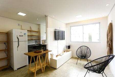 sala  de apartamento à venda com 2 quartos, 45m² em Vila Andrade, São Paulo