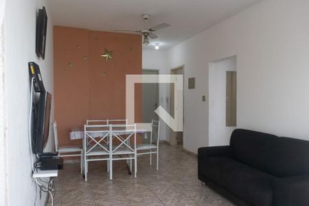 Sala  de apartamento para alugar com 1 quarto, 70m² em Nova Mirim, Praia Grande