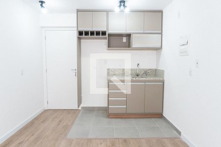 Sala/Cozinha de apartamento à venda com 1 quarto, 35m² em Vila Guarani (z Sul), São Paulo